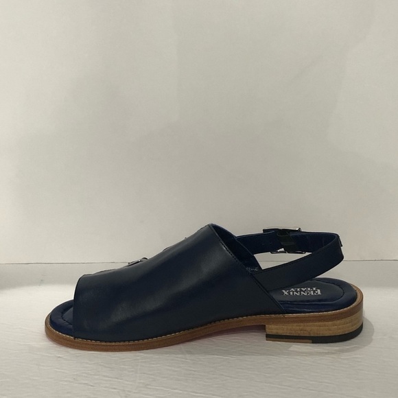 Fennix Italy sandal navy/sky leather/alligator - Picture 3 of 5